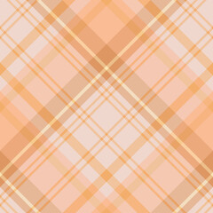 Seamless pattern in cute orange and yellow colors for plaid, fabric, textile, clothes, tablecloth and other things. Vector image. 2