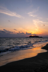 Fototapeta premium 江ノ島の夕日