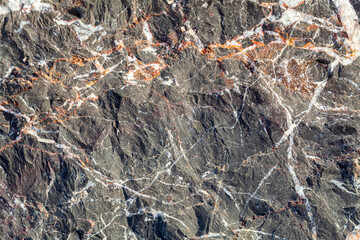 Texture of old gray concrete wall for background.selective focus.