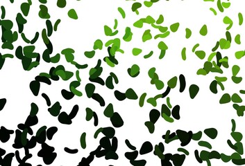 Light Purple vector template with memphis shapes.