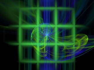 Imaginatory fractal background Image