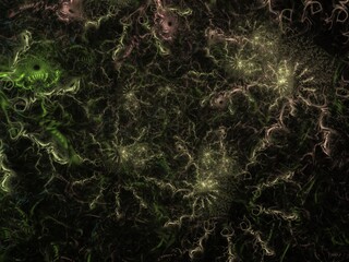 Imaginatory fractal background Image