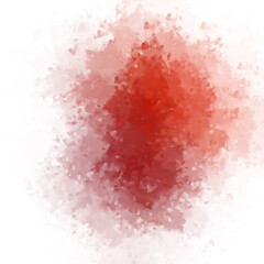 Brushed Painted Abstract Background. Brush stroked painting. Strokes of paint. 2D Illustration.