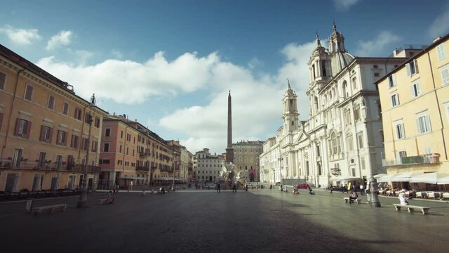 square Navona in Rome. Italy
