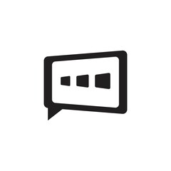 Fototapeta premium chat icon vector