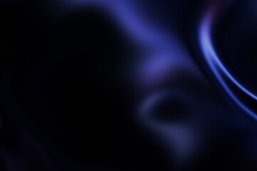 Fluid abstract background with colorful gradient. 2D illustration of modern movement.