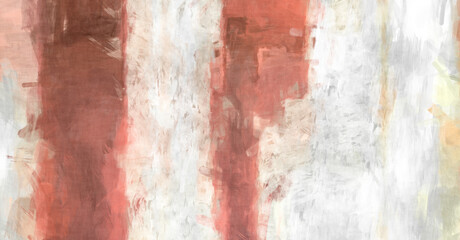 Rough brushstrokes on abstract background. Brush painting. Color strokes of paint. Unique wall art. Modern art on canvas. Colorful contemporary artwork.