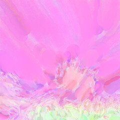 Contemporary art. Colorful texture of hand made artwork. Modern painting. Watercolor strokes on surface. Artistic background image. Abstract painting on canvas. Brushstrokes.