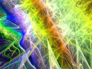 Imaginatory fractal background Image