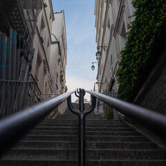 vue d'un escalier