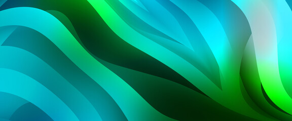 Abstract background with colorful gradient. Vibrant graphic wallpaper with stripes design. Fluid 2D illustration of modern movement.