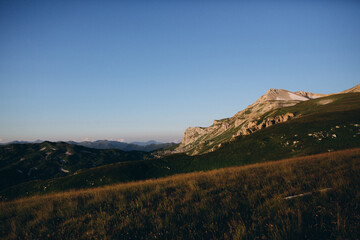 The nature of the Caucasus. Mountain landscapes