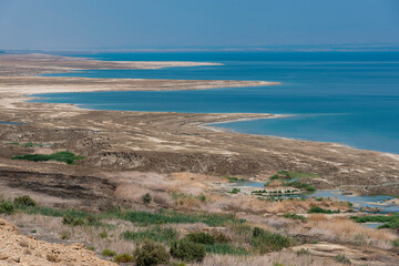 View of the Dead Sea in Israel