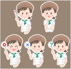 パティシエ　カフェ　ポインター　セット