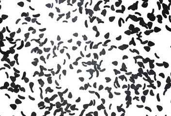 Light Black vector backdrop with abstract shapes.