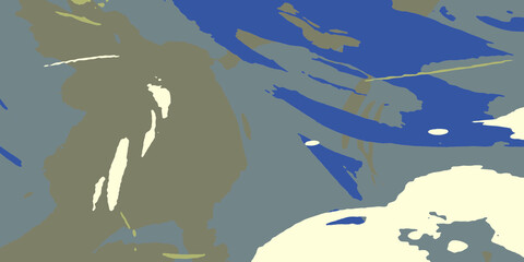 Abstract color painting background. Ink pattern illustration. Contemporary and modern texture. Creative and artistic wallpaper. Artistic wall with brushed shapes design. Urban Grunge.