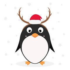Penguin with Antlers