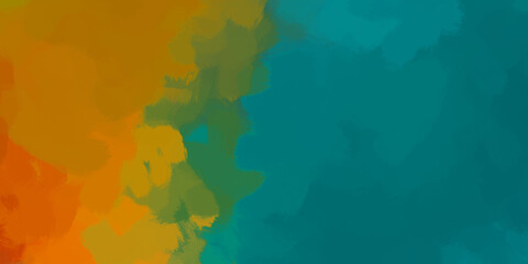 Creative abstract painting. Background with artistic brush strokes. Colorful and vibrant illustration. Painted art.