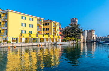 Sirmione Castle view in Italy
