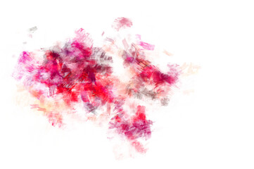 Brushed Painted Abstract Background. Brush stroked painting. Artistic vibrant and colorful wallpaper.