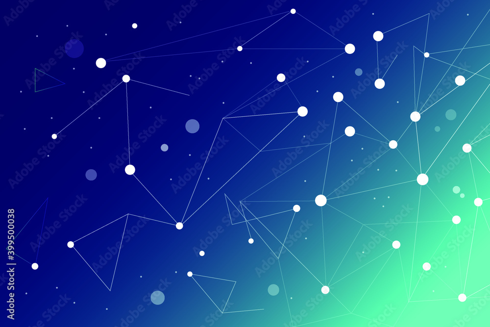 Aufkleber abstract vector background with lines and connections. eps 10 vector illustration.