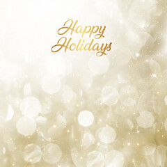 Beautiful winter card illustration  with festive elements. Happy New year and Merry Christmas. Happy Holliday spirit image