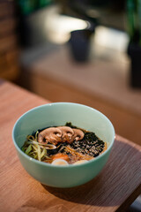 Korean Japanese Ramen Soup Oriental Cuisine Ingredients Composition	
