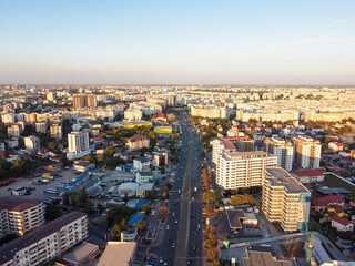 Fototapeta na wymiar Cityscape of Bucharest, Romania
