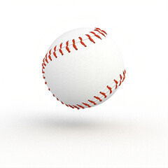 classic baseball ball on white.