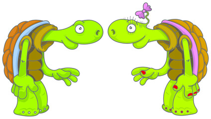 Saint-Valentin : tortues