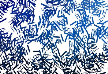 Dark blue vector template with repeated sticks.