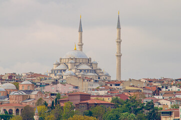 Mosque. Cityscape in Istanbul (Turkey)