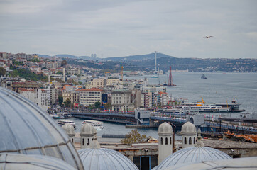 View of the bay in Istanbul (Turkey)