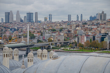 Cityscape in Istanbul in Turkey