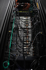 In the back door fo the rack