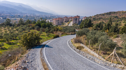 road to the mountains