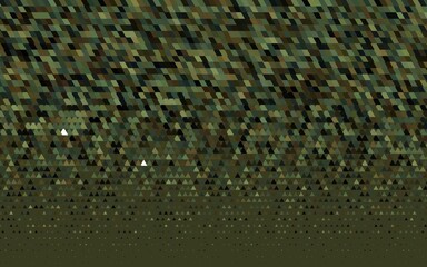 Light Green vector seamless background with triangles.