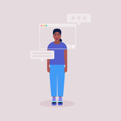 Virtual window frames