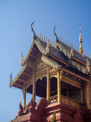Obraz premium Thai-style viharn in the name 