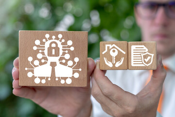 Security data regulation technology concept of DPO Data Protection Officer. GDPR.