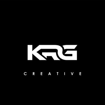 KRG Letter Initial Logo Design Template Vector Illustration