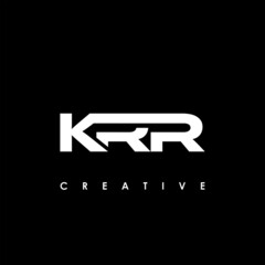 KRR Letter Initial Logo Design Template Vector Illustration