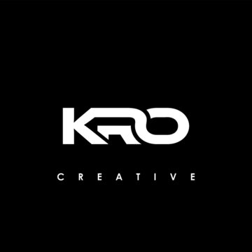 KRO Letter Initial Logo Design Template Vector Illustration