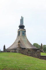 The Cairn of Peace Memorial - the first the memorial of peace in Europe., Slavkov, Czech Republic. 