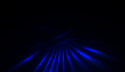 Light particles in motion, creating a burst of glowing multicolored rays on a black background. Energetic glow lights wallpaper.
