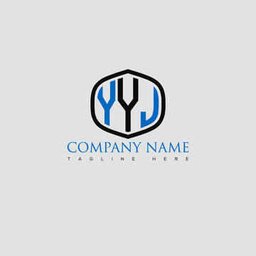YYJ Letter Logo Design and Monogram Icon.