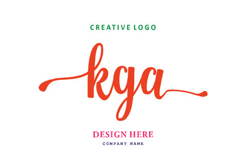 KGA lettering logo is simple, easy to understand and authoritative
