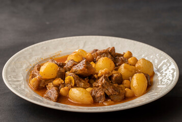 Turkish style meat roasting, stew.