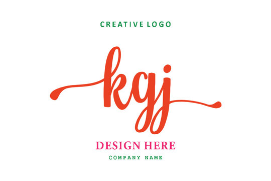 KGJ lettering logo is simple, easy to understand and authoritative