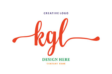 KGL lettering logo is simple, easy to understand and authoritative